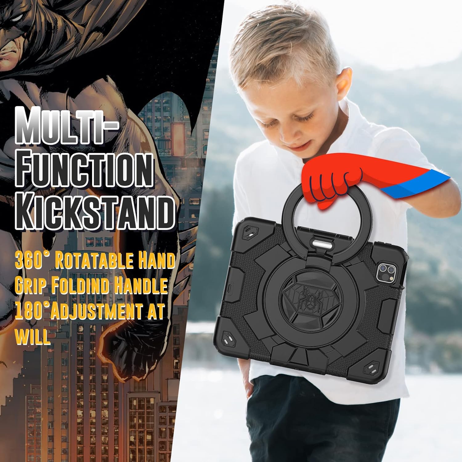 Étui robuste Defender Ring pour enfants avec sangle pour iPad Air 4/5 (4e/5e génération) / iPad Pro 11 Étui robuste Defender Ring pour enfants avec sangle pour iPad Air 4/5 (4e/5e génération) / iPad Pro 11